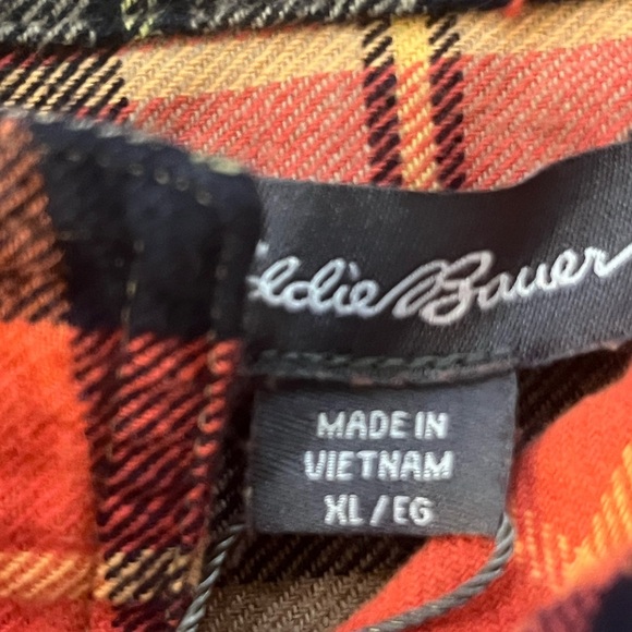 Eddie Bauer Flannel Shirt NWT XL - Picture 4 of 6